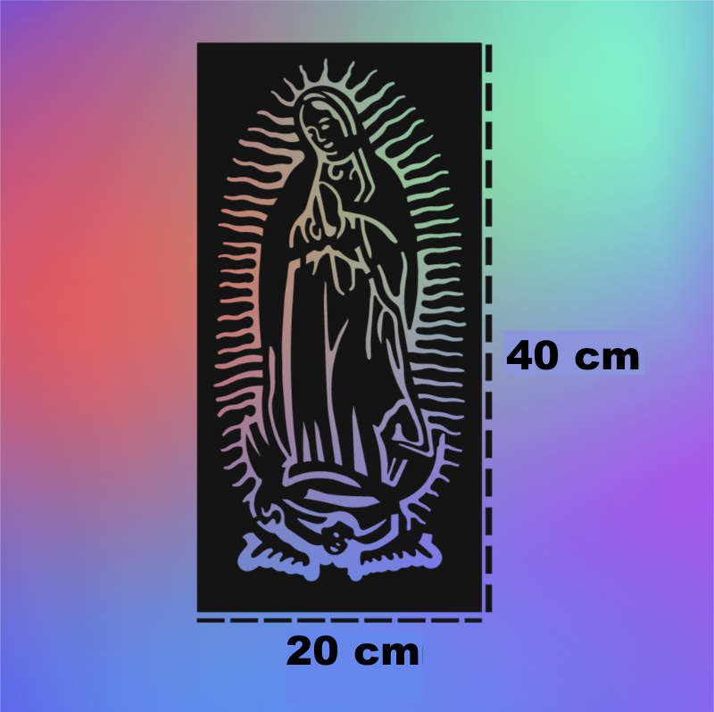 40x20cm – Carry On x Imagen #LaVirgenEnTodosLados