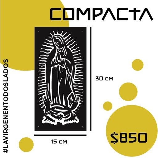 [LVETL-30x15-SB] 30x15cm – IMAGEN COMPACTA SIN BASE